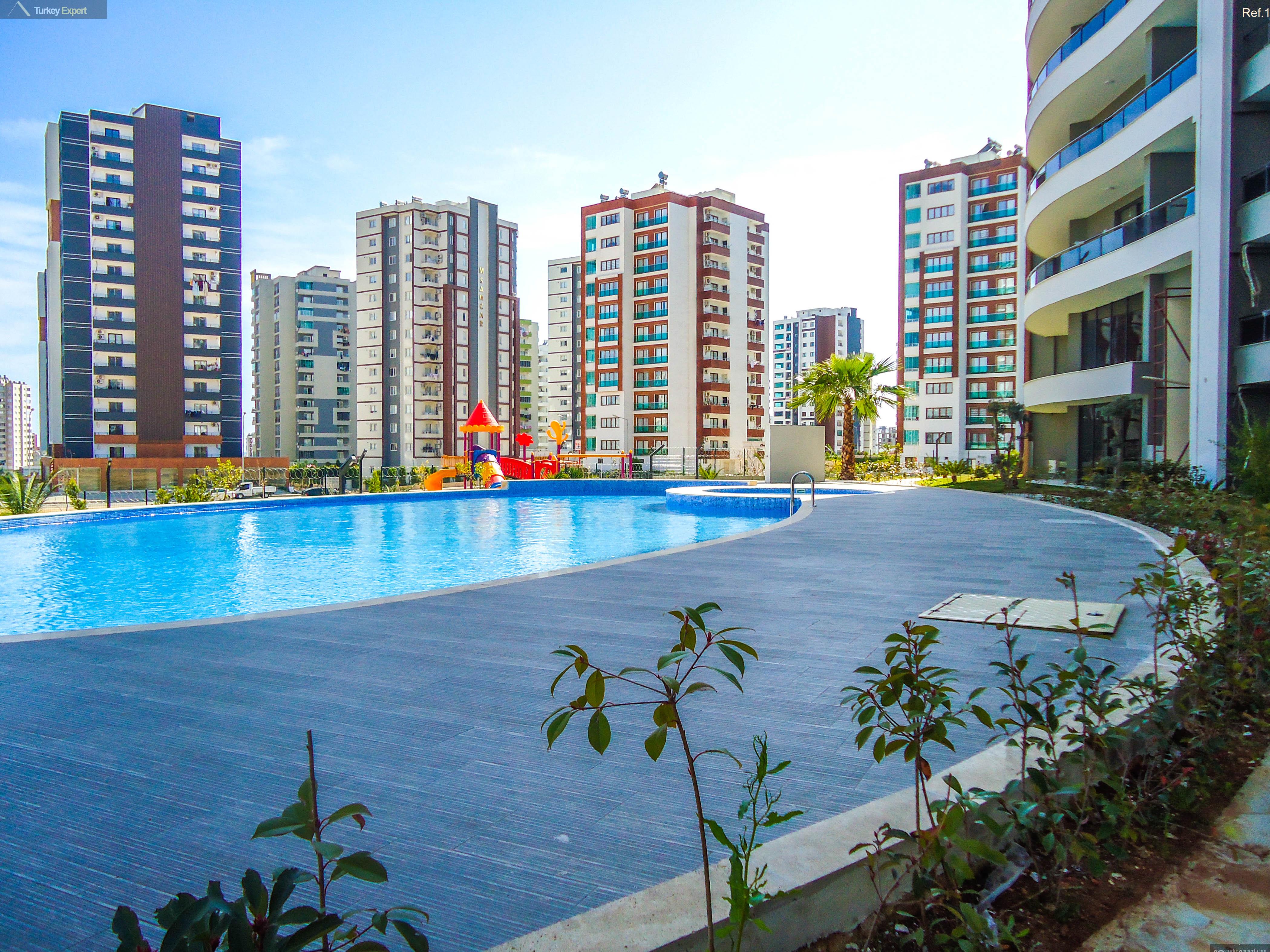 1modern apartments in mersin for sale with full facilities3.