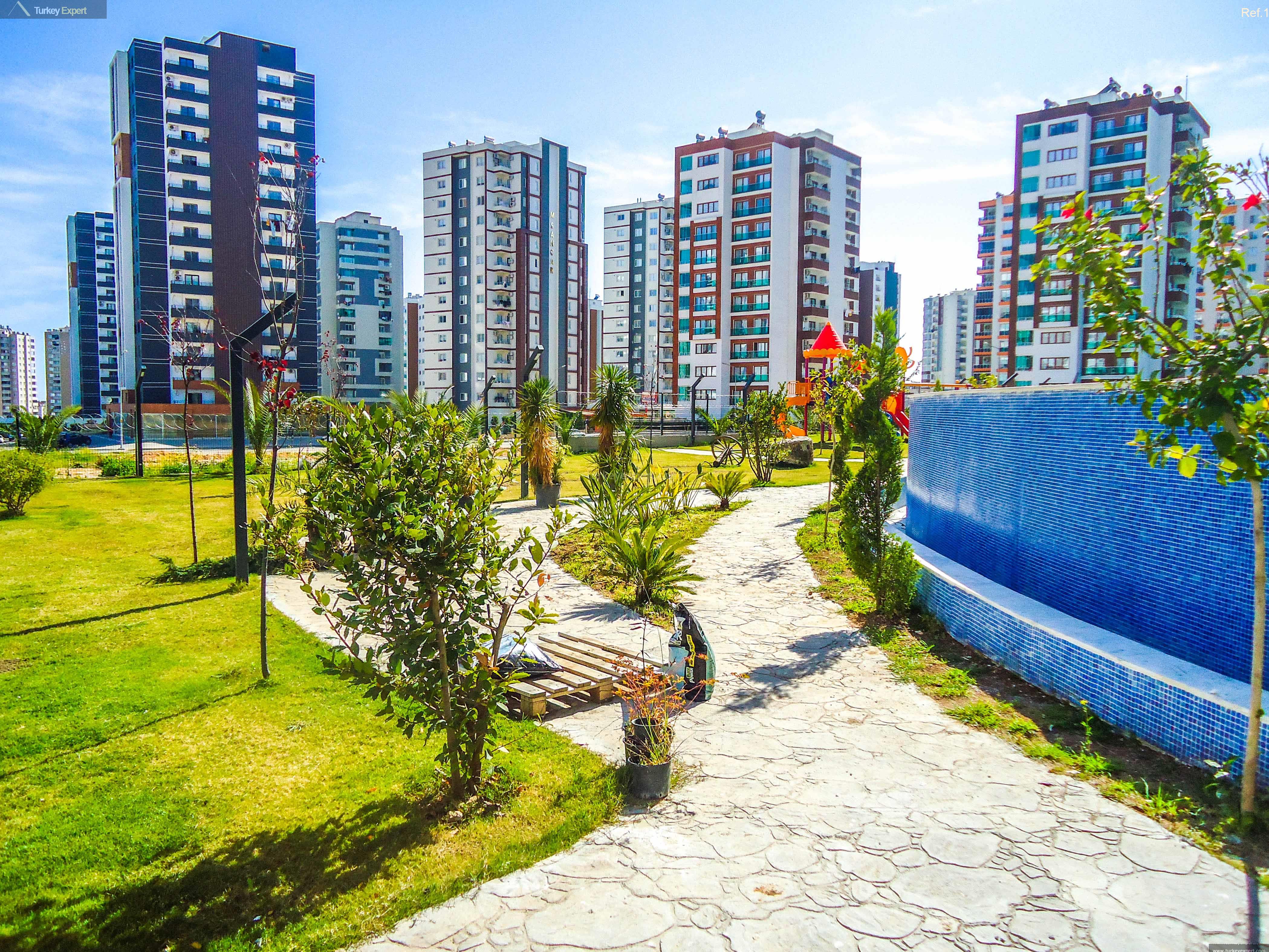 modern apartments in mersin for sale with full facilities132.