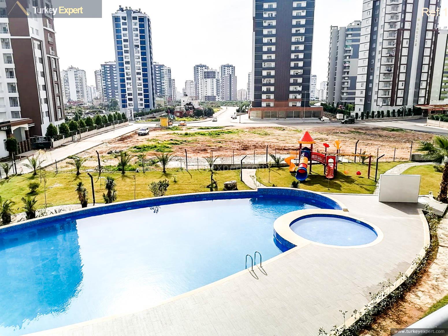 modern apartments in mersin for sale with full facilities139.