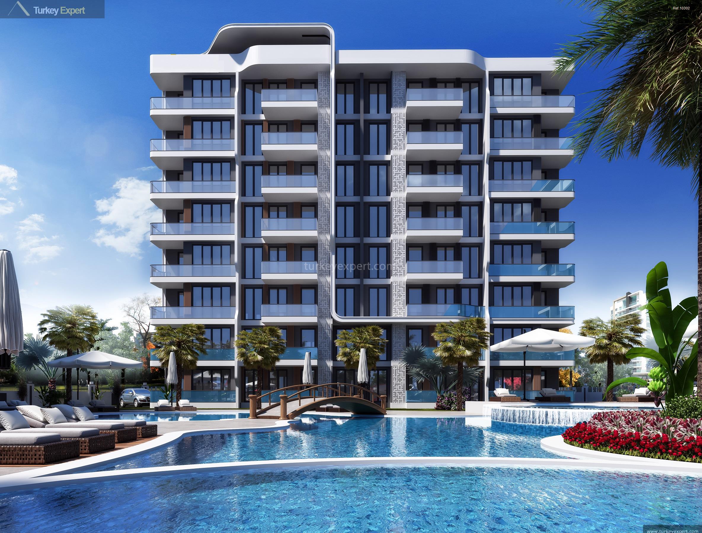 Splendid apartments in a residential complex in Antalya with facilities 0