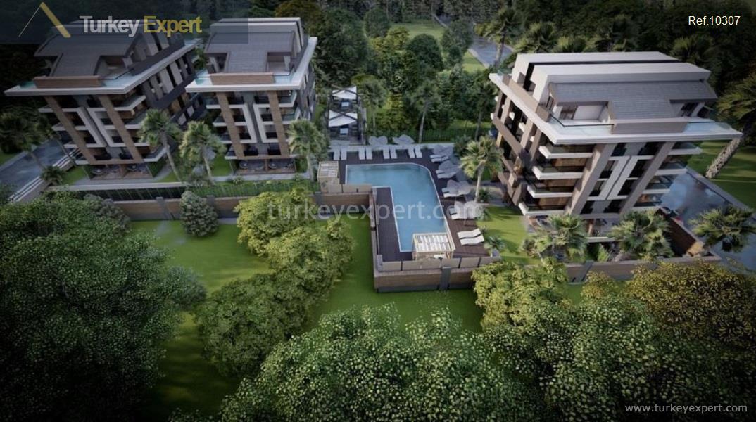 Beautiful apartments for sale in Antalya with modern details 0