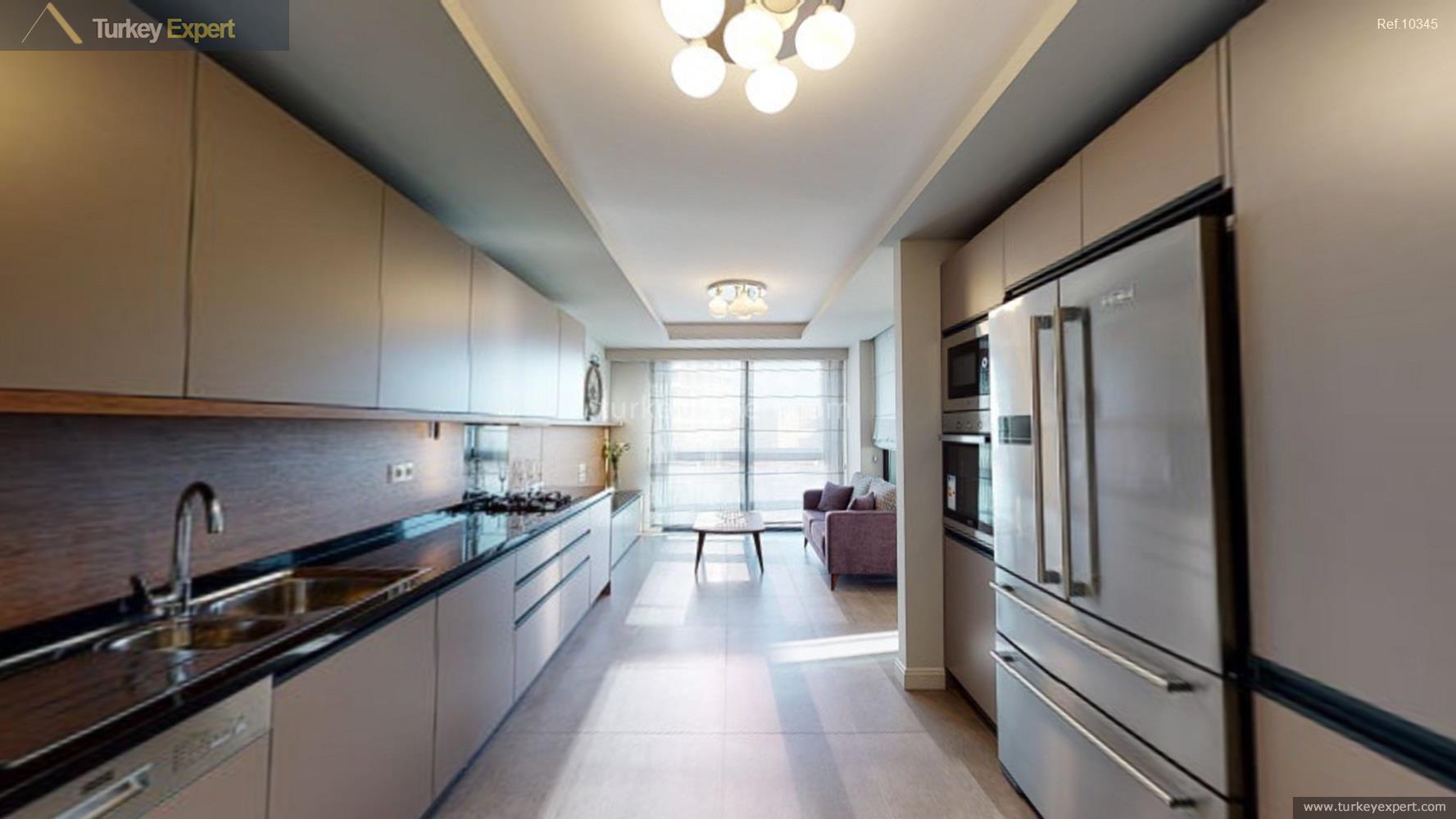 Modern design apartments in a prestigious area in Mersin 3