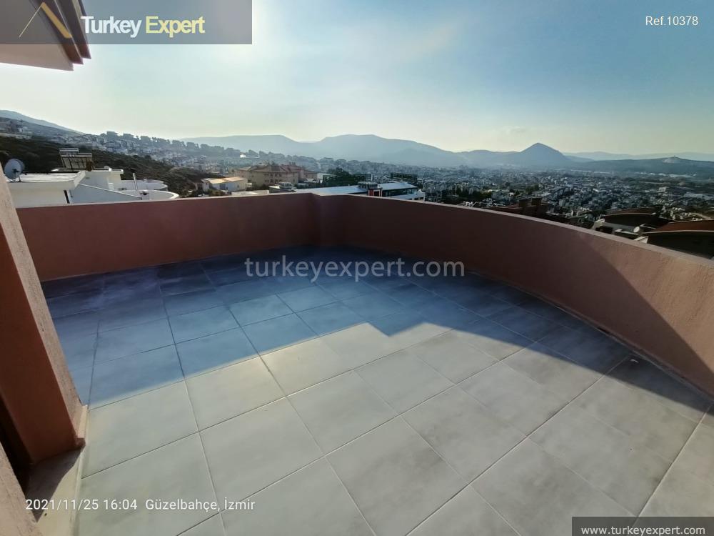 triplex villa with a private garden and terrace in izmir16