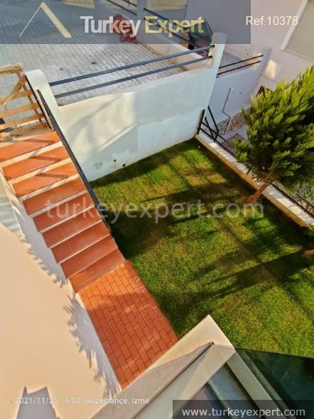 triplex villa with a private garden and terrace in izmir23