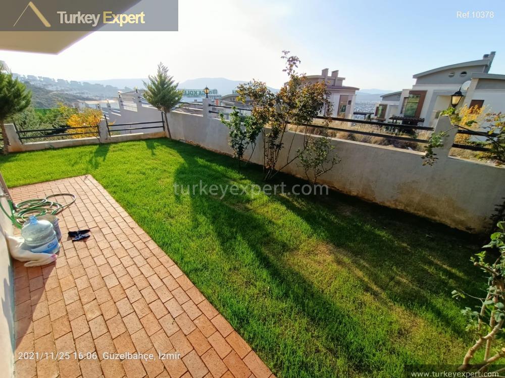 triplex villa with a private garden and terrace in izmir3