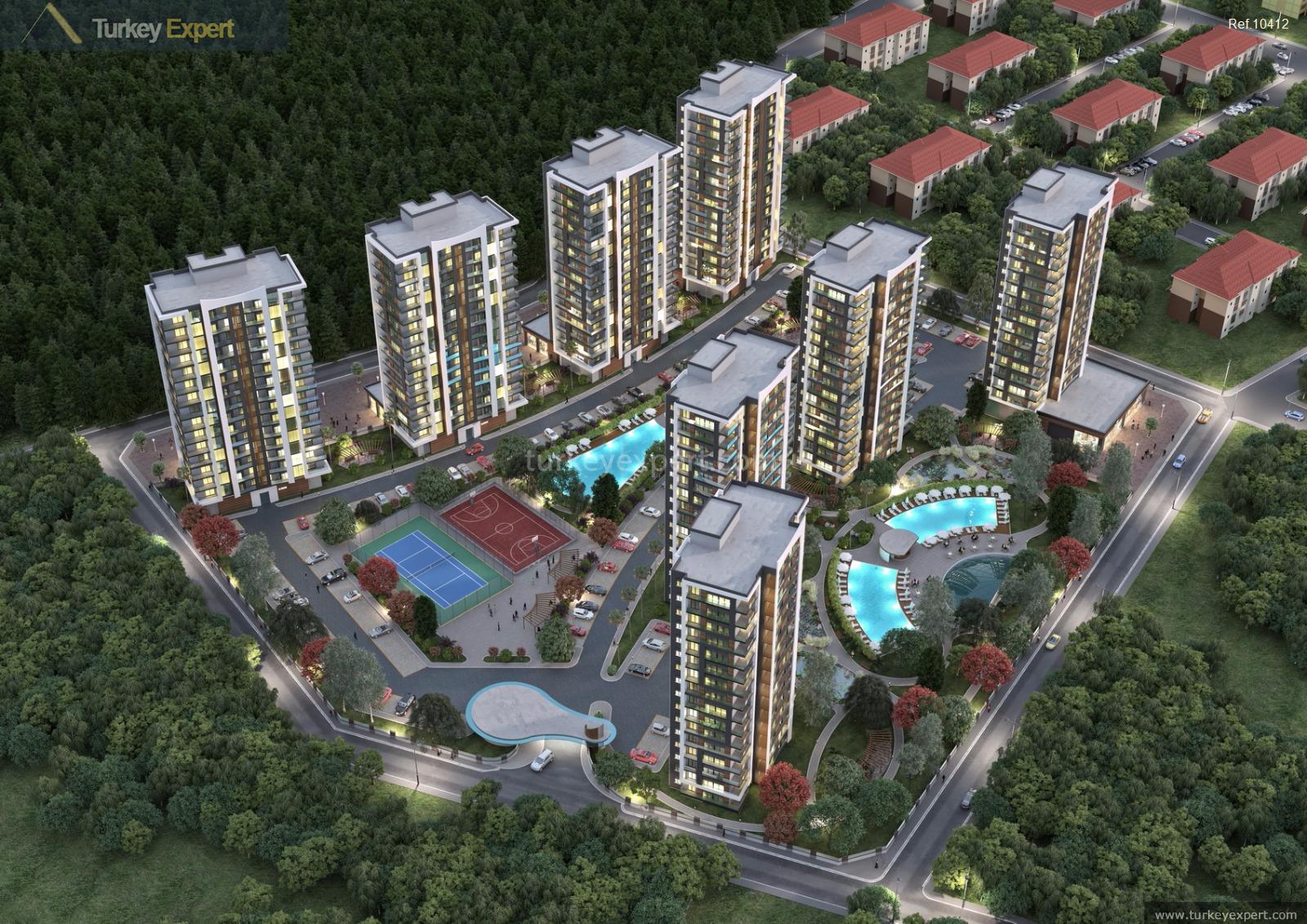 Modern apartments for sale in Antalya near the university 3