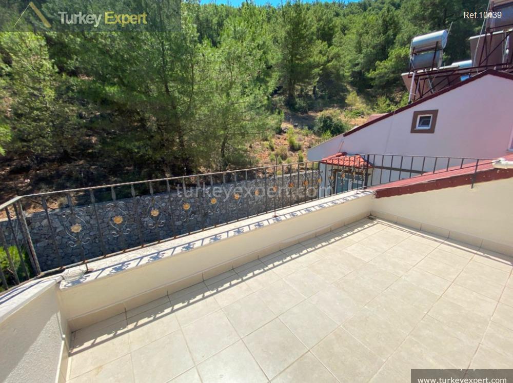 Duplex apartment with spectacular mountain views for sale in Fethiye 0