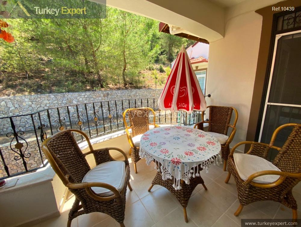Duplex apartment with spectacular mountain views for sale in Fethiye 1