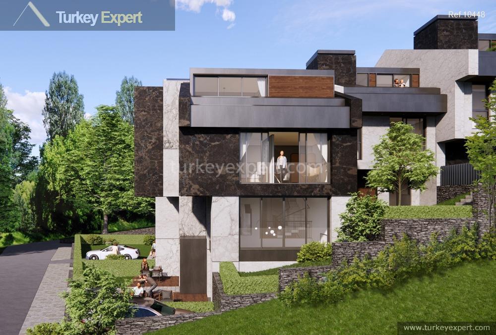 Boutique villa project in Istanbul Sariyer, with contemporary design and private swimming pools 1