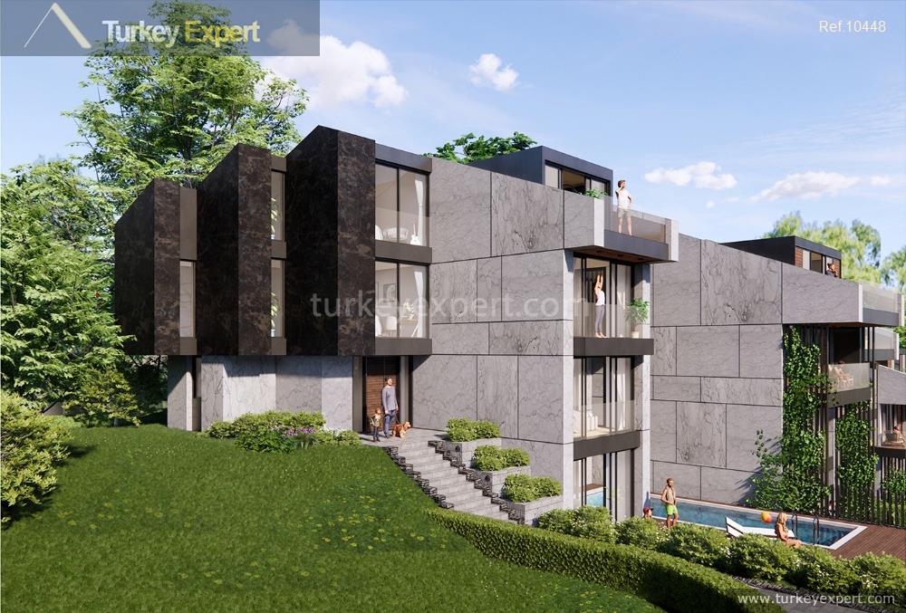 boutique villa project in istanbul sariyer with contemporary design and3