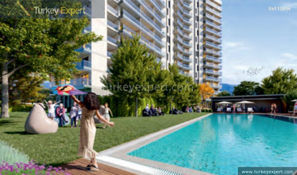 Affordable and luxurious apartments in a gated community for sale in Dragos Istanbul 2