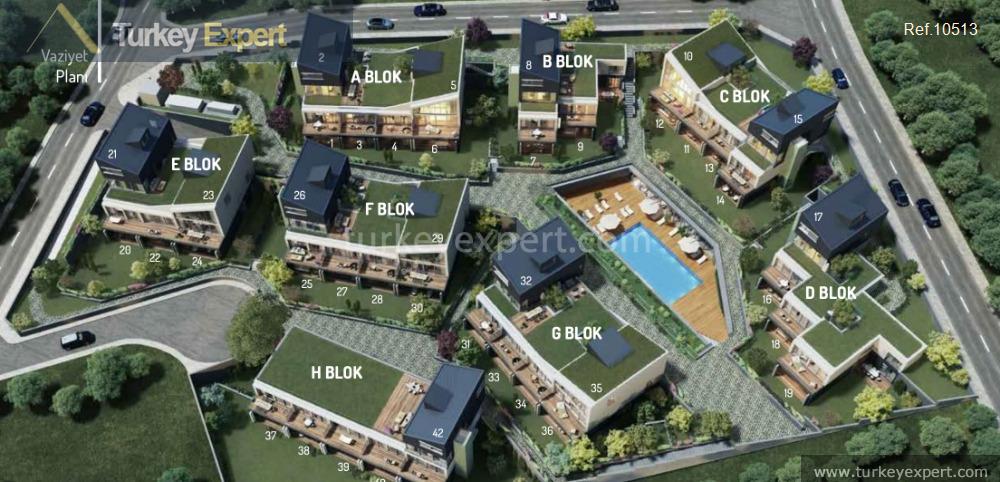 Luxurious and modern properties in Istanbul Kemerburgaz surrounded by nature 3
