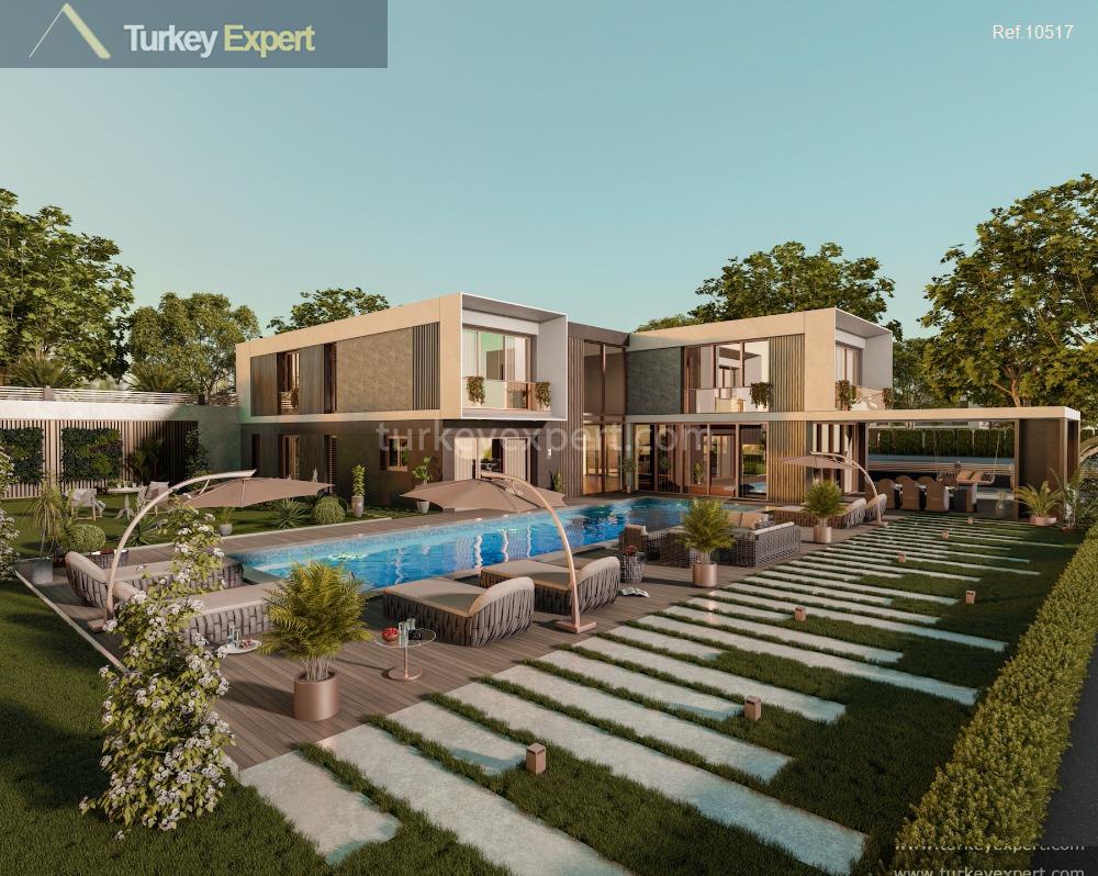 Deluxe villas with lake views in a complex for sale in Istanbul Buyukcekmece 0
