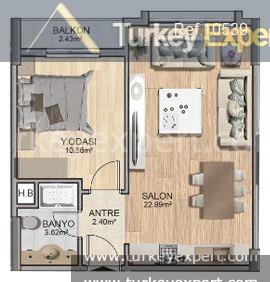 _fp_apartments of various sizes for sale in istanbul basaksehir on22