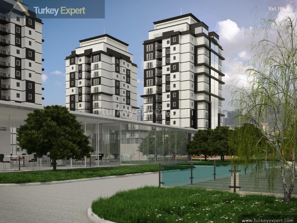 apartments of various sizes for sale in istanbul basaksehir on2