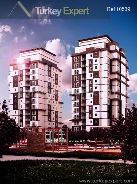apartments of various sizes for sale in istanbul basaksehir on3