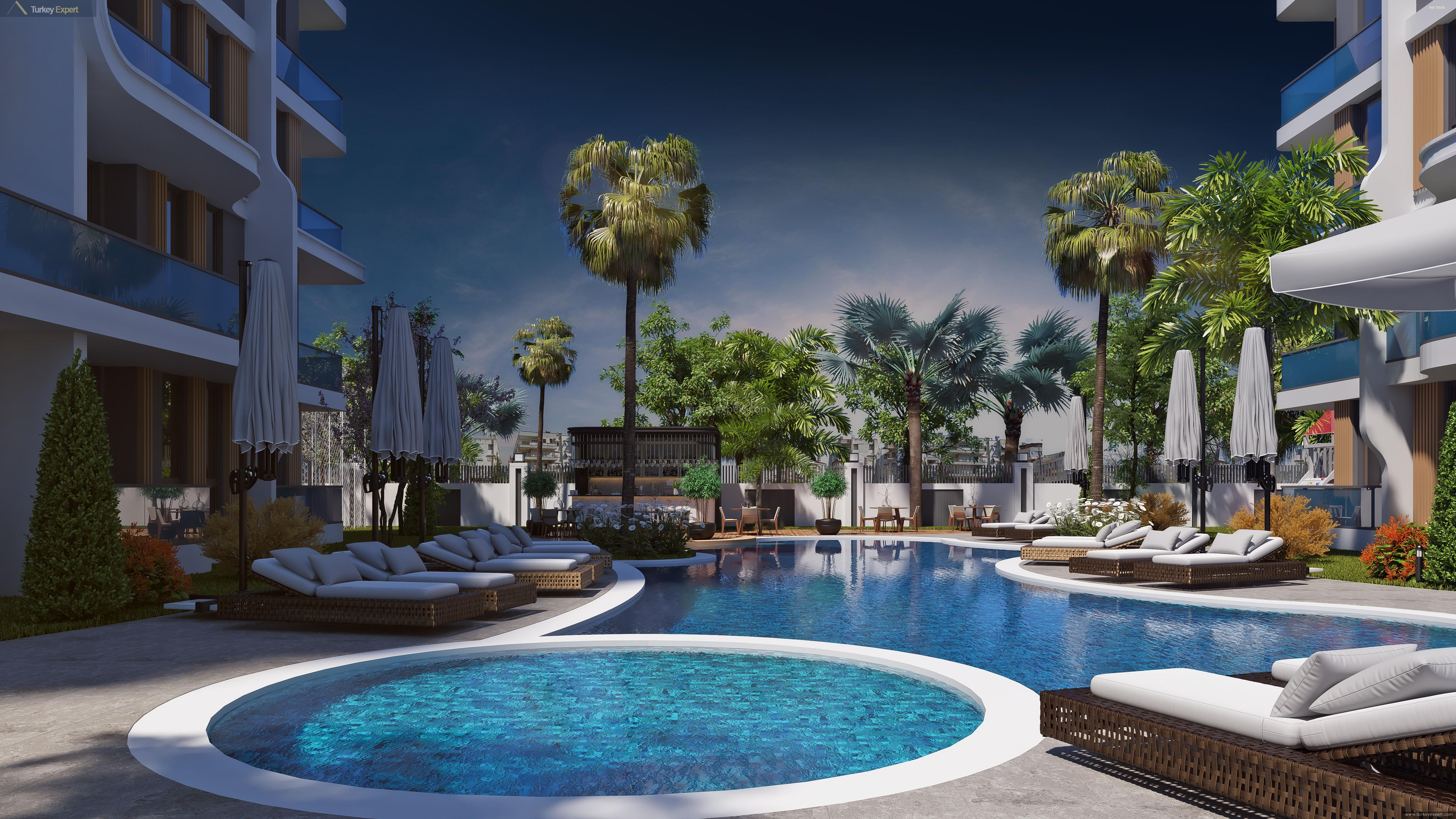 Holiday apartments in Antalya with pool and social facilities 1