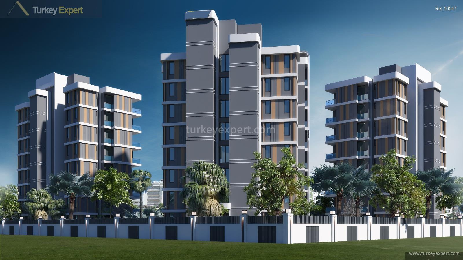 modern apartments in a complex in antalya altinbas with various4