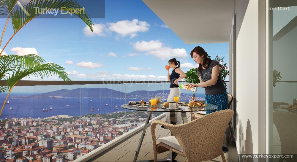 New properties for sale in the Asian side of Istanbul with sea views and facilities 2