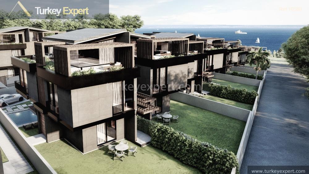 5luxurious triplex villas with sea view for sale in istanbul29