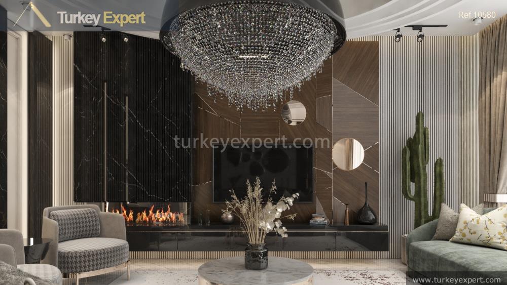 luxurious triplex villas with sea view for sale in istanbul54