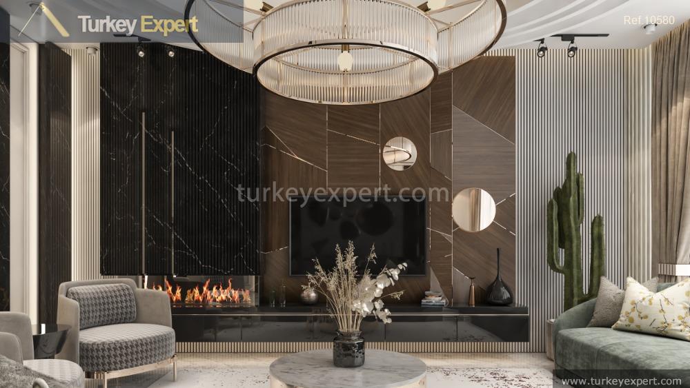 luxurious triplex villas with sea view for sale in istanbul70