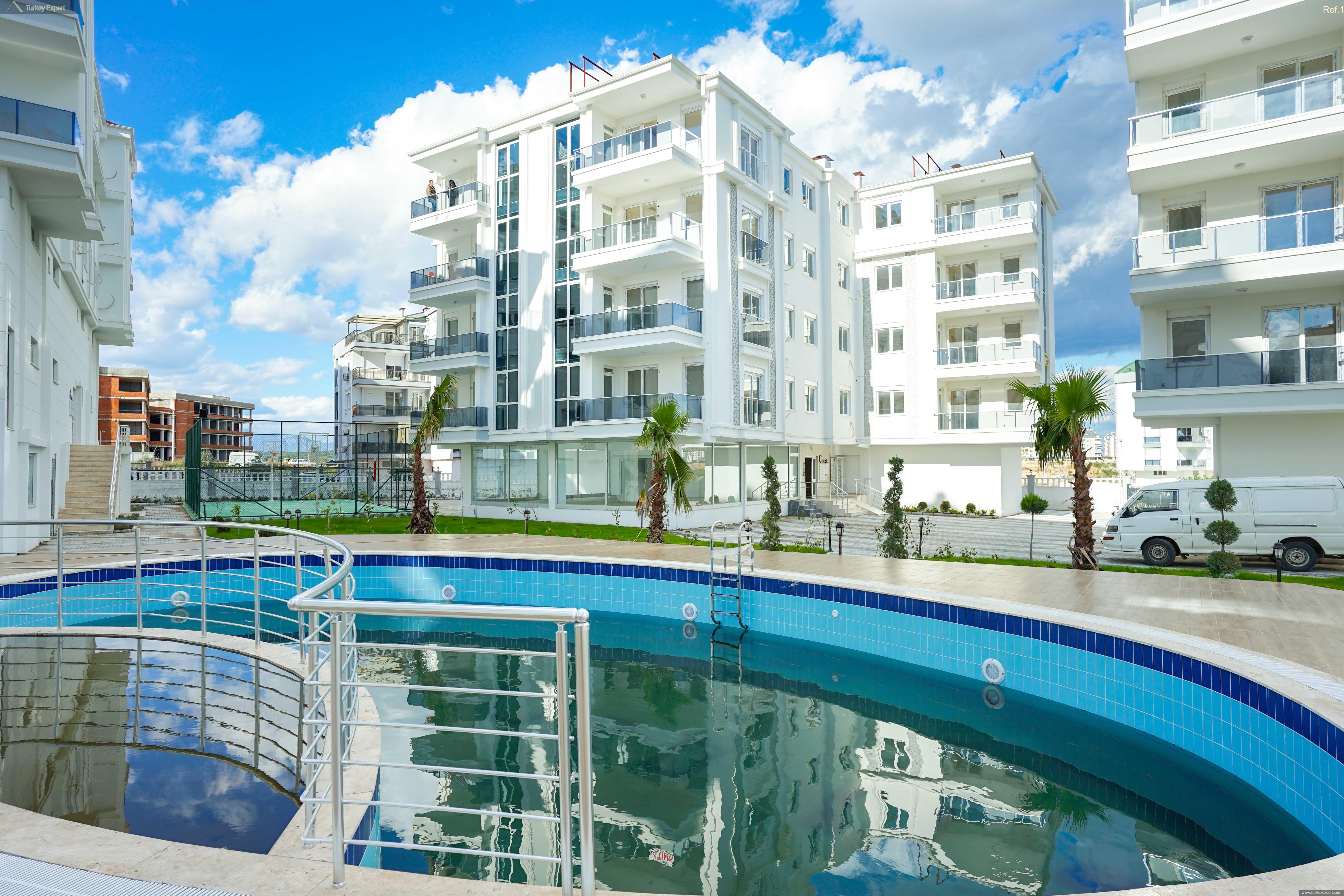 11apartments in a complex with a communal pool in antalya1.