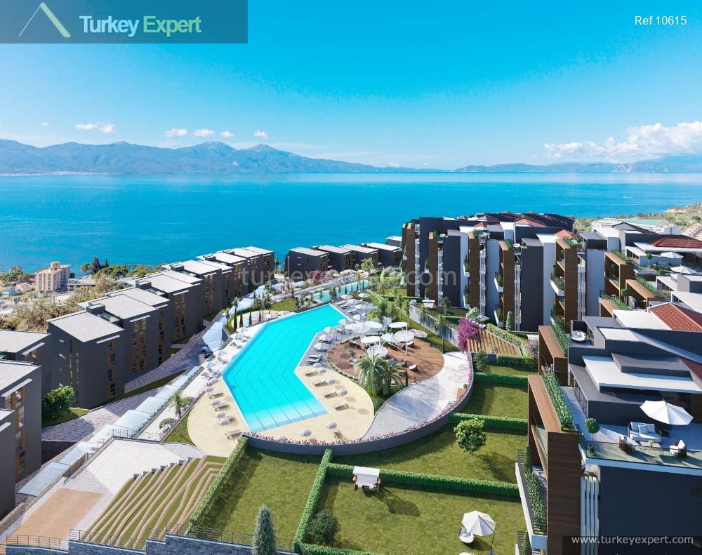 Uitstekend nieuw project met prachtig uitzicht op zee in Kusadasi 1