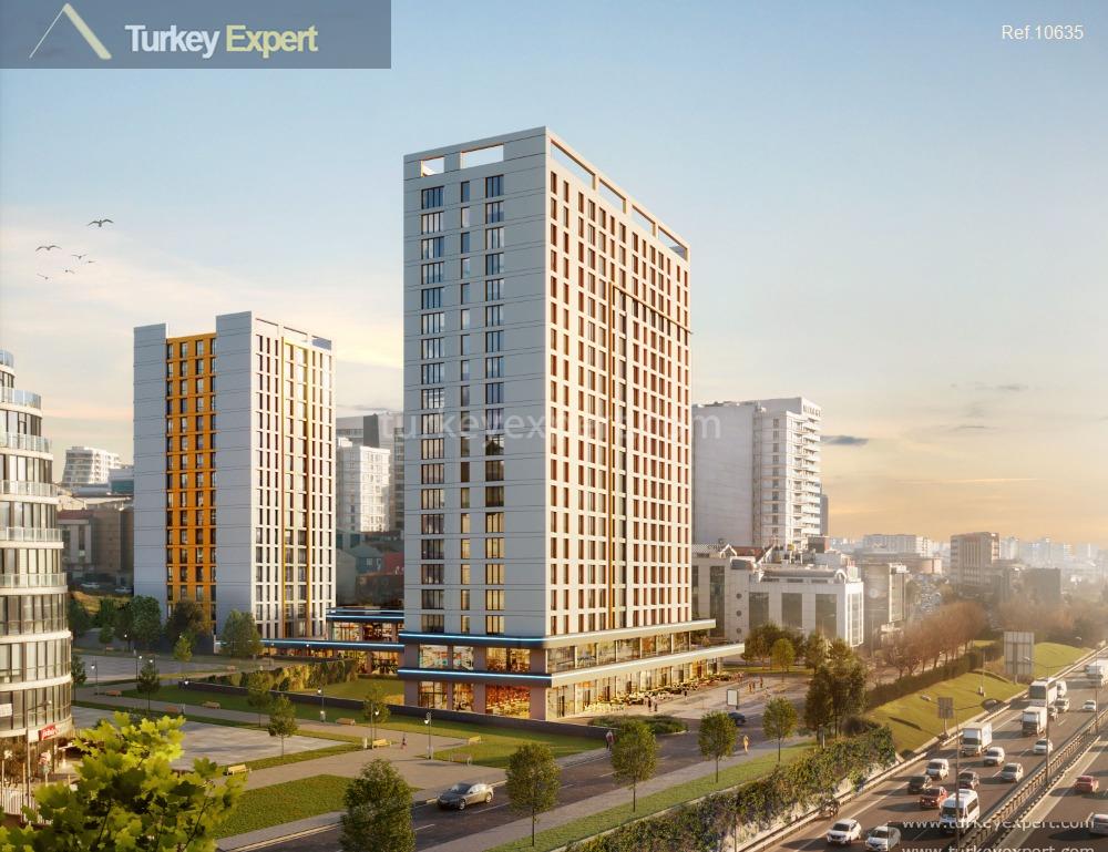 14modern apartments in mixeduse development for sale in istanbul bagcilar6