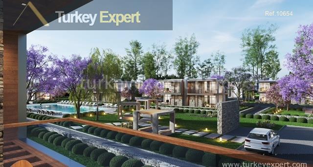 modern project of villas and apartments with hotel facilities in24