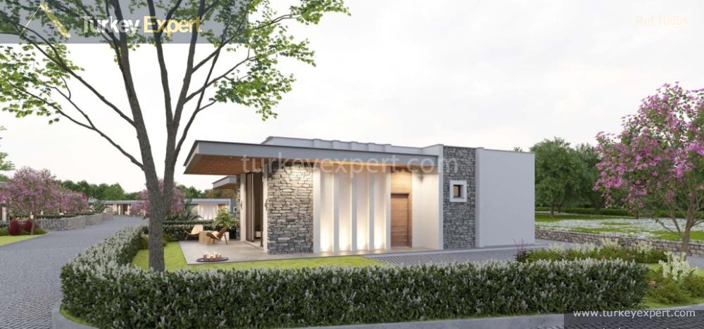 Modern project of villas and apartments with hotel facilities in Bodrum Turgutreis near the beach 1