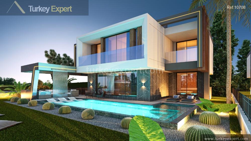 1modern villas with private pool and garage close to the2
