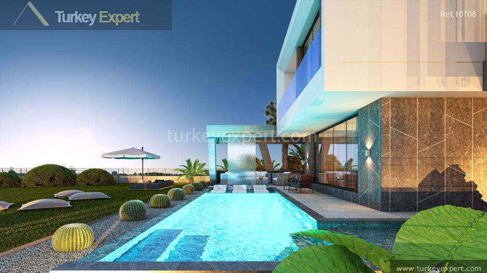Modern villas with private pool and garage close to the beach and shopping mall in Kusadasi 1
