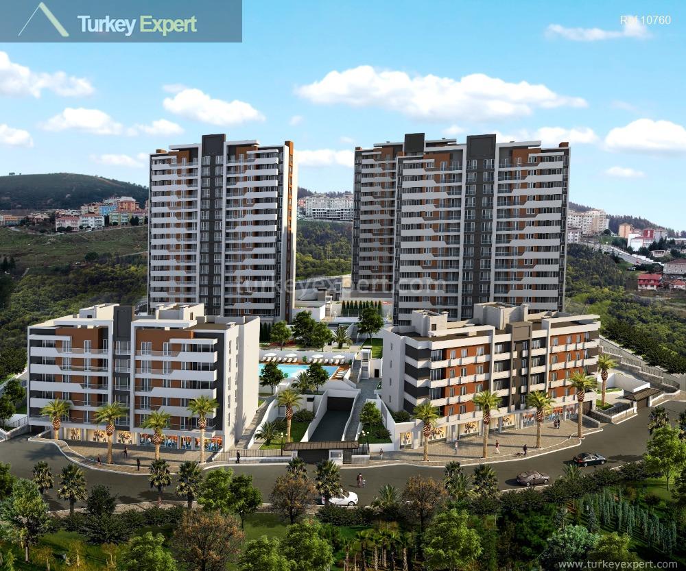 istanbul kartal apartments in a complex with facilities and sea6