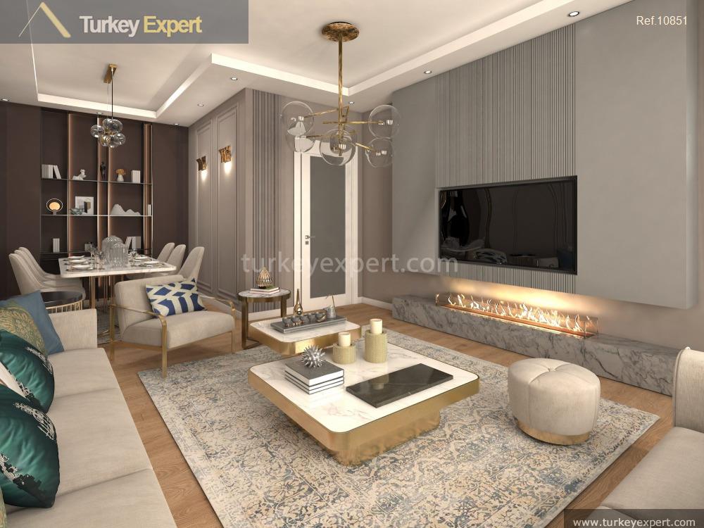Modern apartments in a compound for sale in Istanbul 2