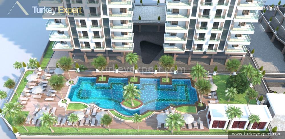 Apartments of various sizes in a complex for sale in Alanya Mahmutlar 1