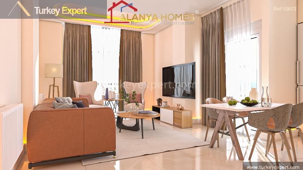 Apartments of various sizes in a complex for sale in Alanya Mahmutlar 2