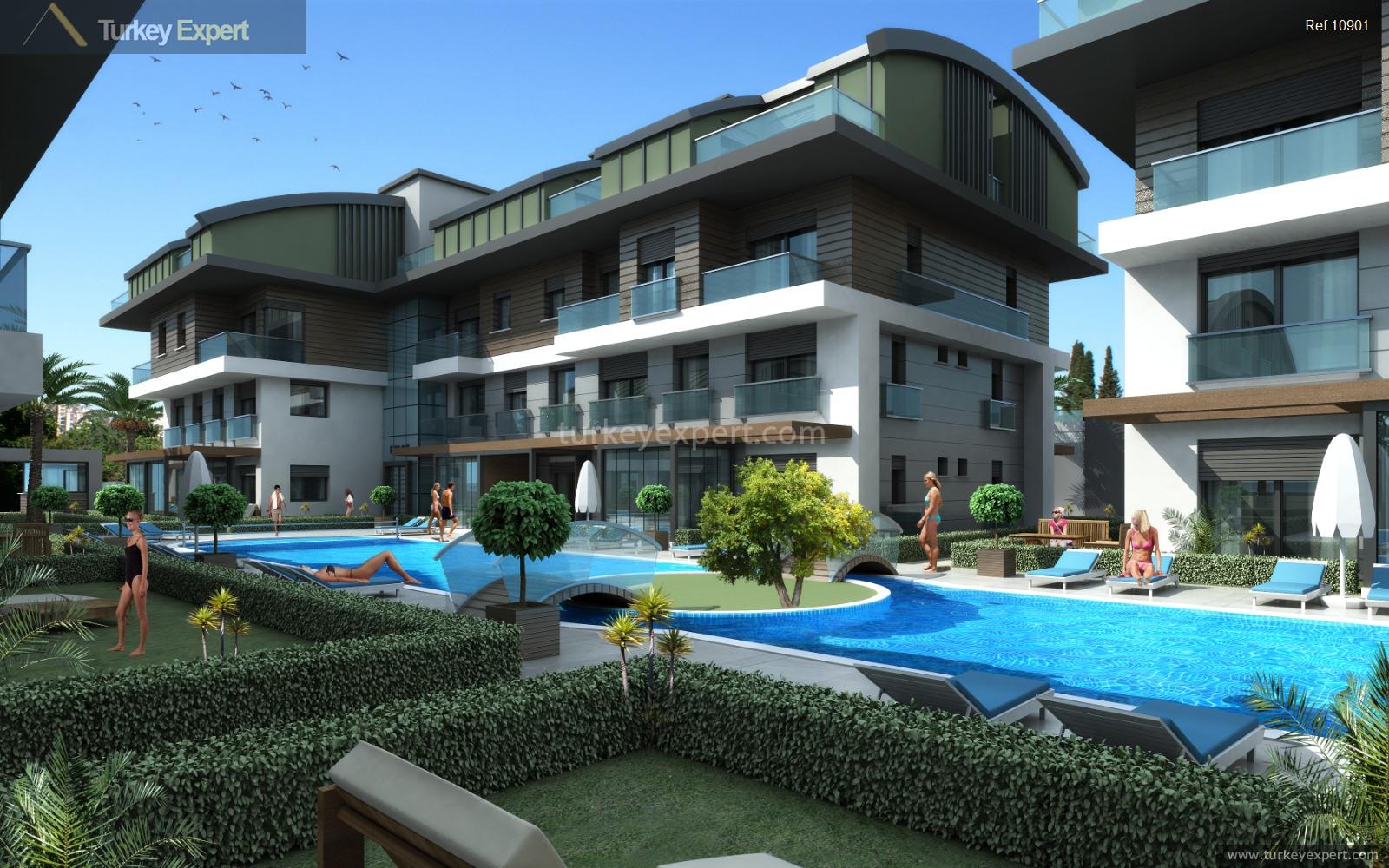 Antalya Lara apartments in a complex with facilities 0