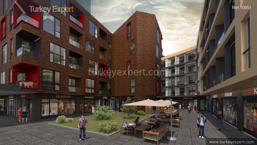 Квартиры на продажу в жилом комплексе в центре Дюздже 1