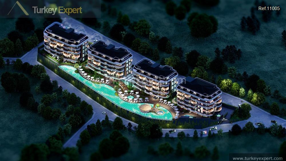 13luxury apartments and duplexes in a complex near the sea34