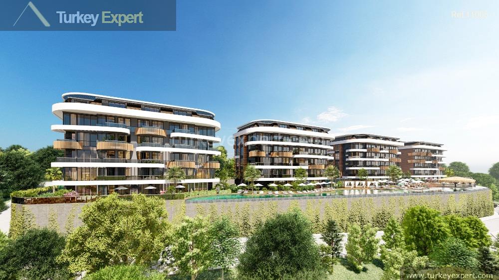 15luxury apartments and duplexes in a complex near the sea21