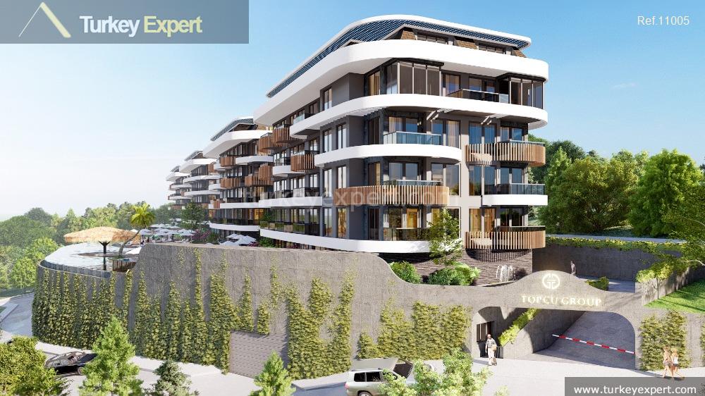 16luxury apartments and duplexes in a complex near the sea14