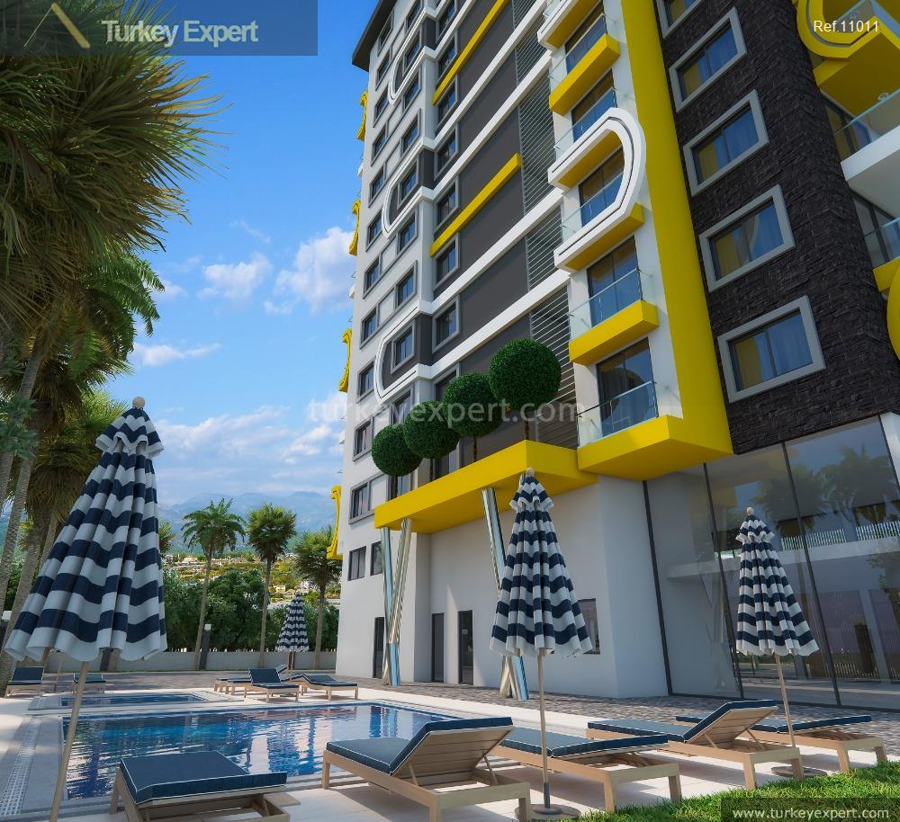 Stylish Alanya Mahmutlar apartments near the beach 1