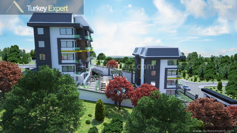 Apartment complex in Alanya Kestel with a communal pool 1