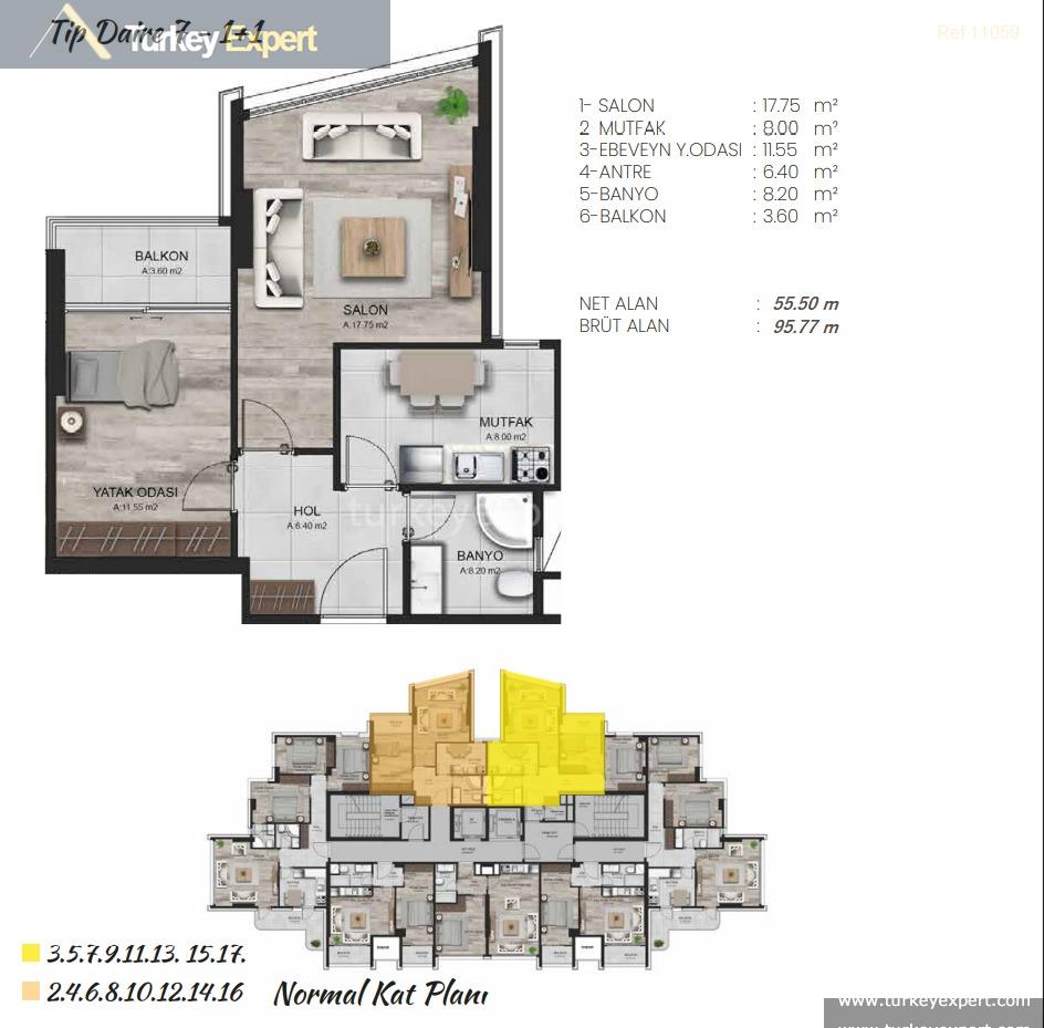 _fp_istanbul maslak apartments with various floor plans17