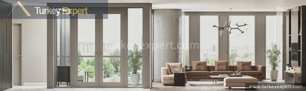 Apartments and offices for sale in Istanbul Kagithane in a large complex, including shops and a hotel 1