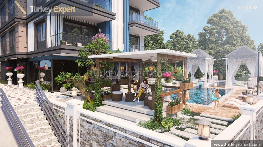 1118beautiful apartments in a complex with swimming pool in alanya15