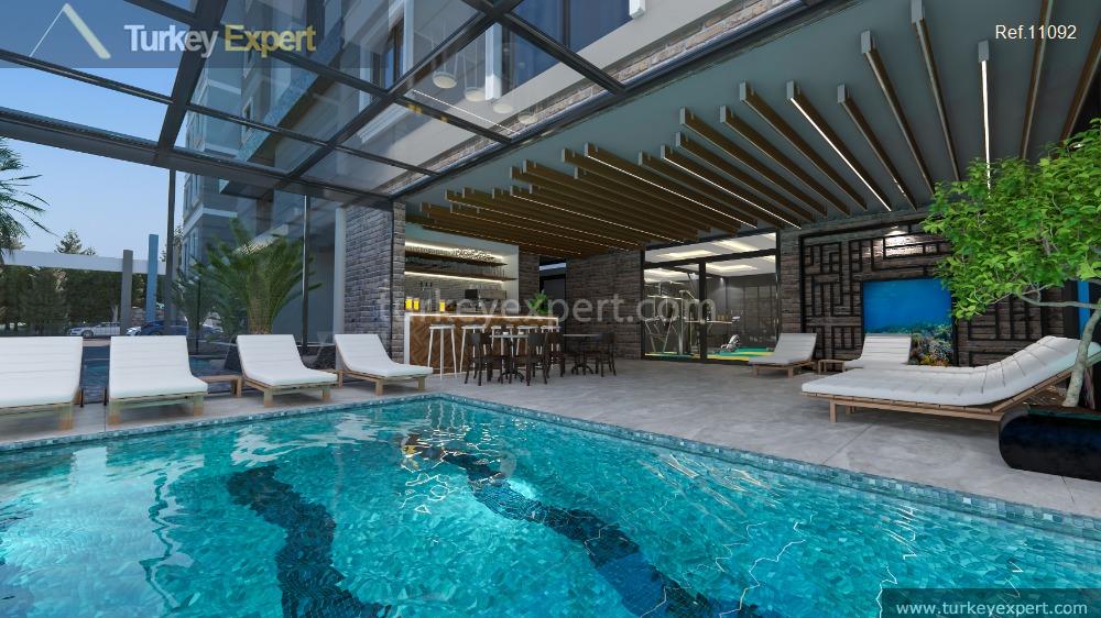 Holiday apartments for sale near the beach in Alanya 0