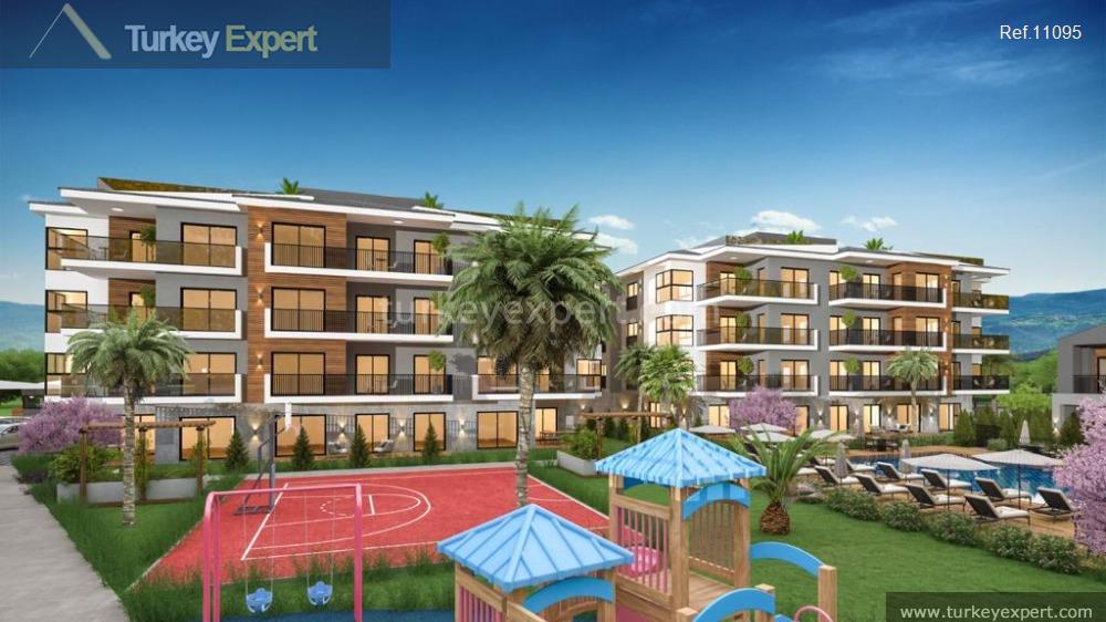 Low-rise building project of apartments in the suburb of Kusadasi 0