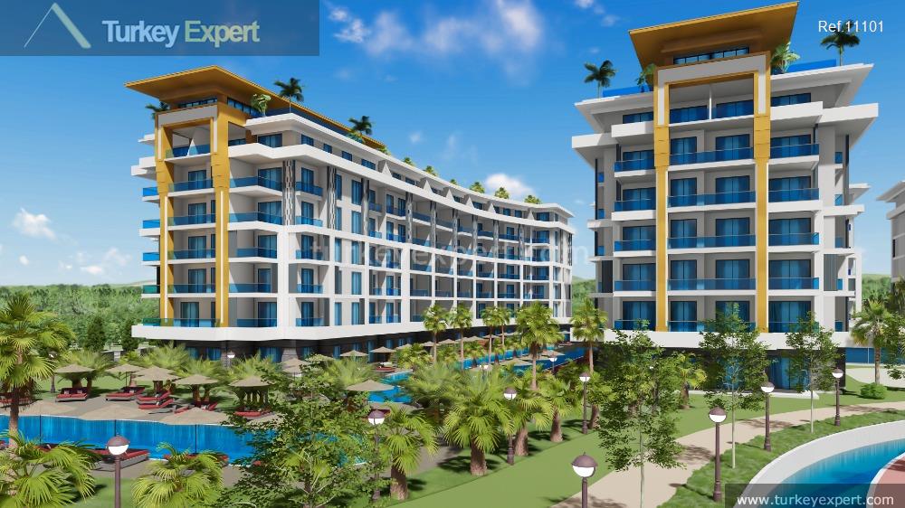 18luxurious apartments with various layouts 300 meters from the sea9